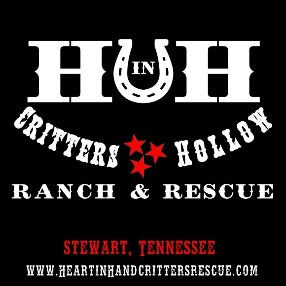 Heart in Hand Critters Hollow Ranch & Rescue Ladies Front Logo 2-Tone Tank XL - Picture 3 of 4